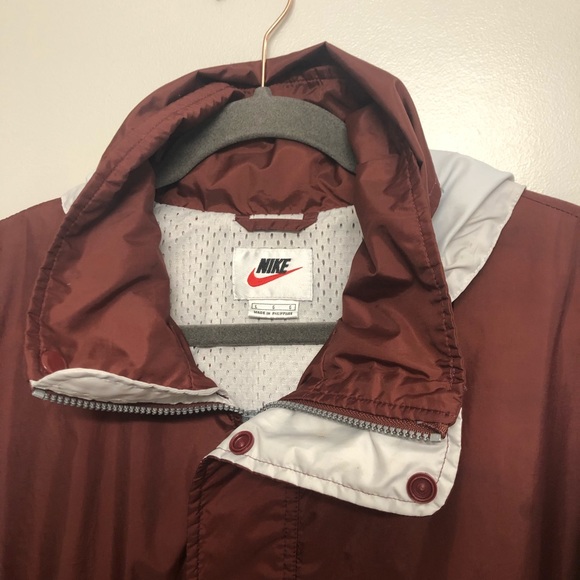 Nike | Jackets & Coats | Nike Windbreaker Kangaroo Pouch Jacket Vtg | Poshmark